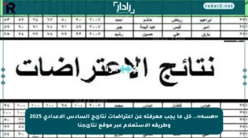 «هسه».. كل ما يجب معرفته عن اعتراضات نتائج السادس الإعدادي 2025 وطريقة الاستعلام عبر موقع نتائجنا